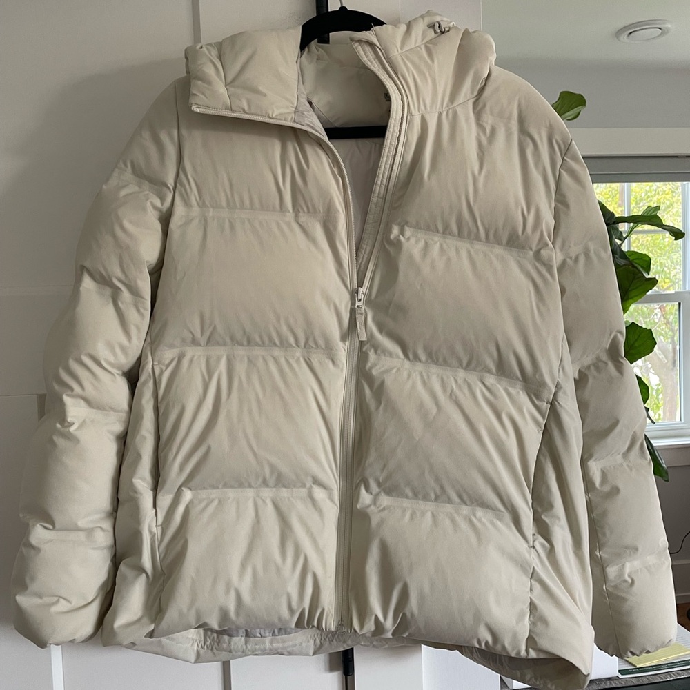 Uniqlo Women's Cream Bomber Jacket